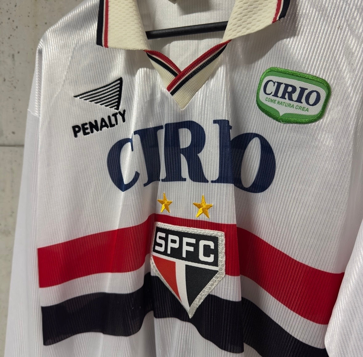 São Paulo FC 1999 Home MatchWorn Shirt #16 – CIRIO Sponsor / PENALTY