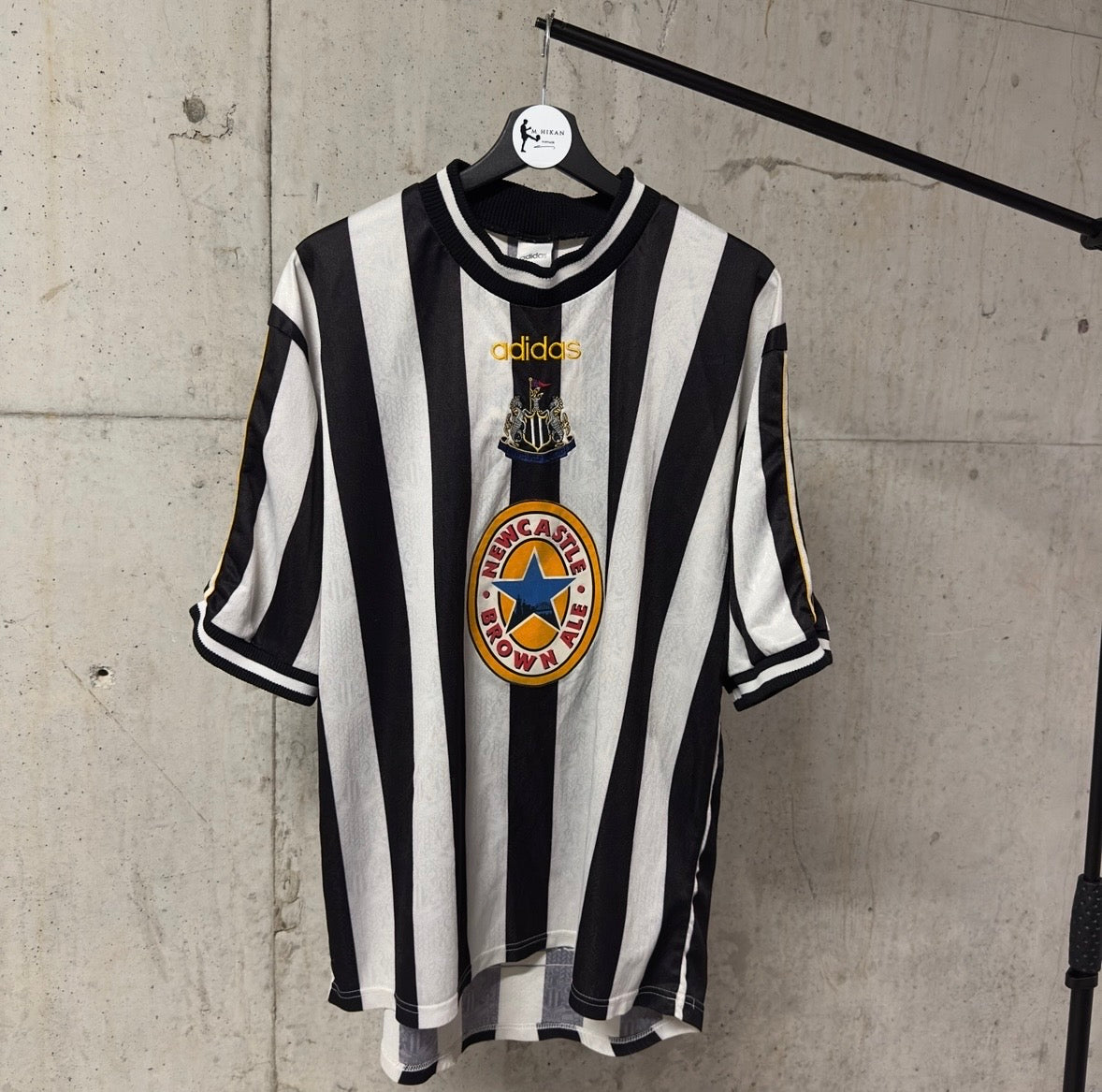 Newcastle United 1997–1999 Home Shirt – Adidas Brown Ale – Original Vintage