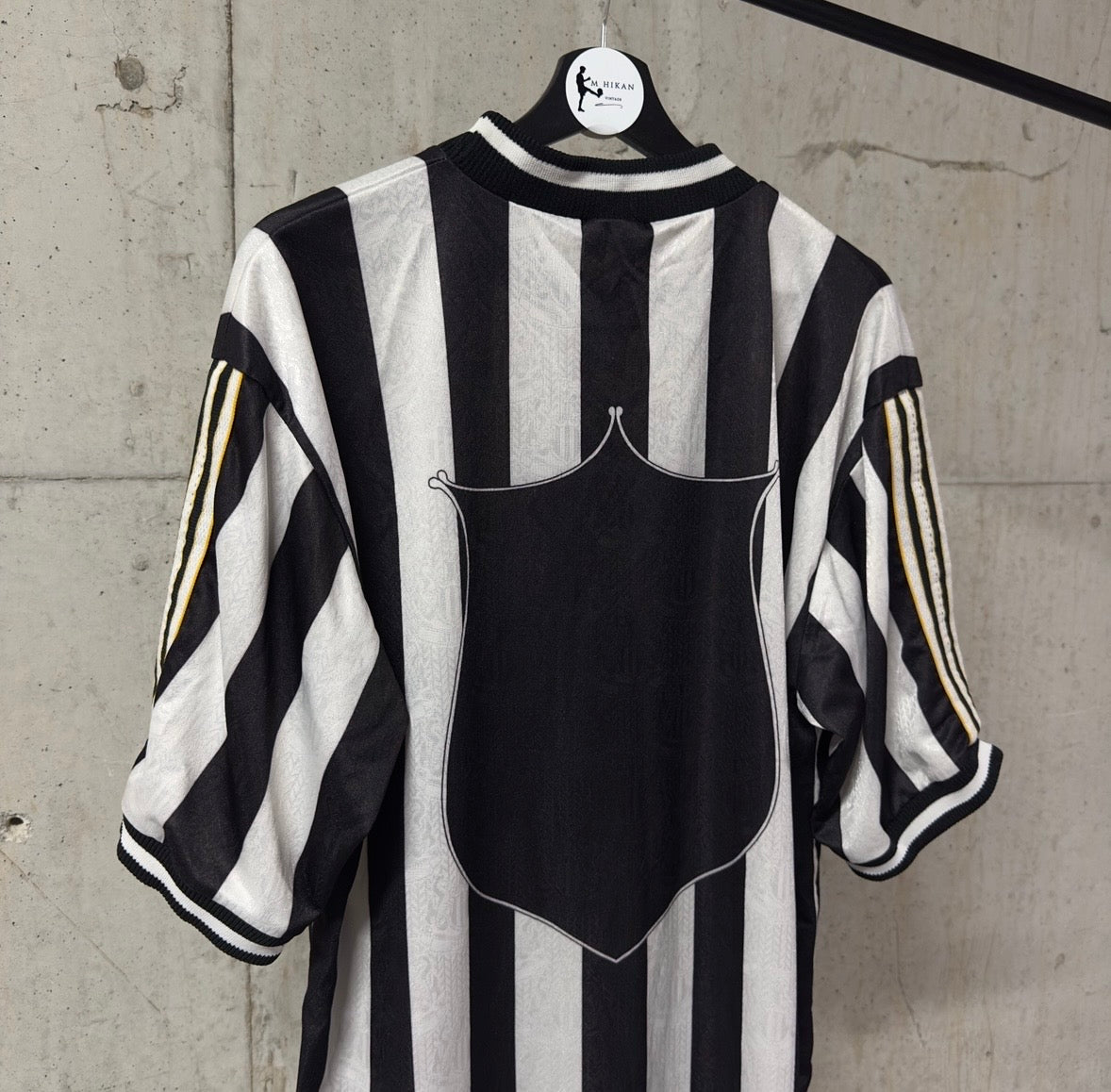 Newcastle United 1997–1999 Home Shirt – Adidas Brown Ale – Original Vintage